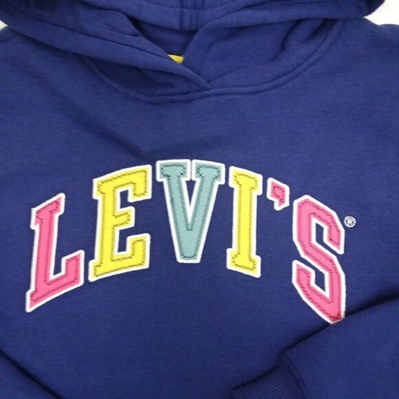 NWT Levi's Girl's Sweatshirt Pullover Hooded Sweater Large - Picture 4 of 7